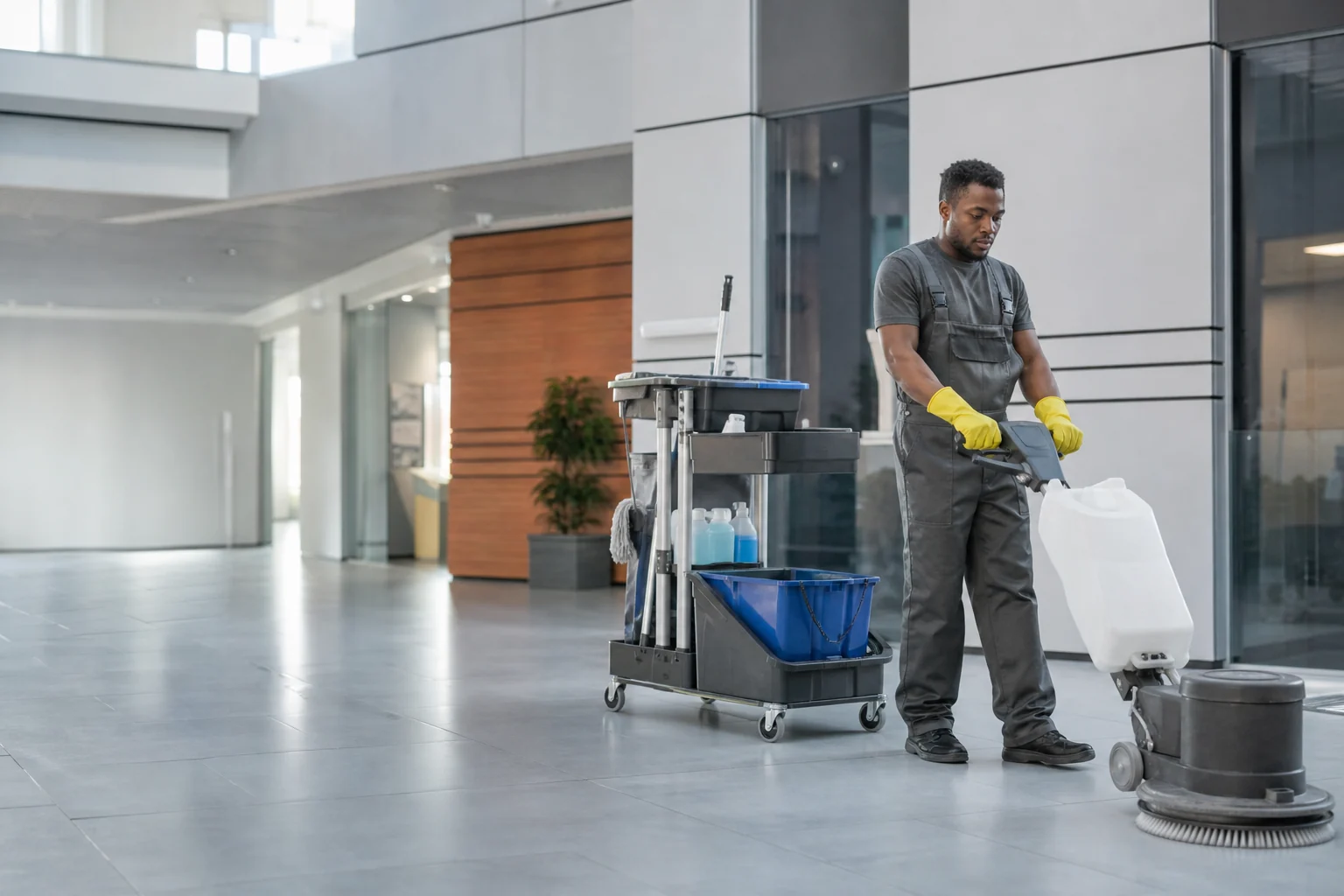 Cleaning & facilities workplace